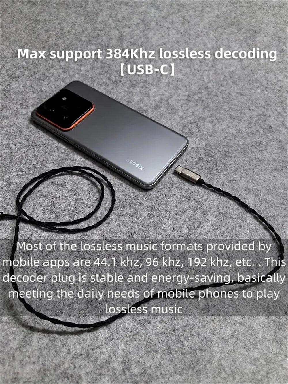 Meenova USB-C to  MMCX Cable for AEOLIAN YE05 YE01 YE365 SE215 UE900,  Shure Earphones, Type C Earphone Upgrade Cord With Microphone Connector DAC CX31993 Chip